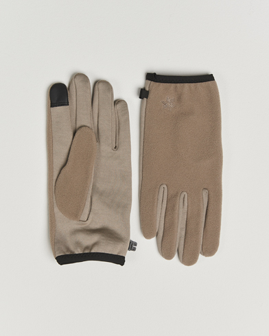 Herr | Goldwin | Goldwin Polartec Powerstretch Gloves Beige
