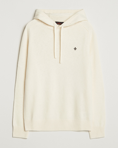 Herr | Morris | Morris Hertford Lambswool Hoodie Off White