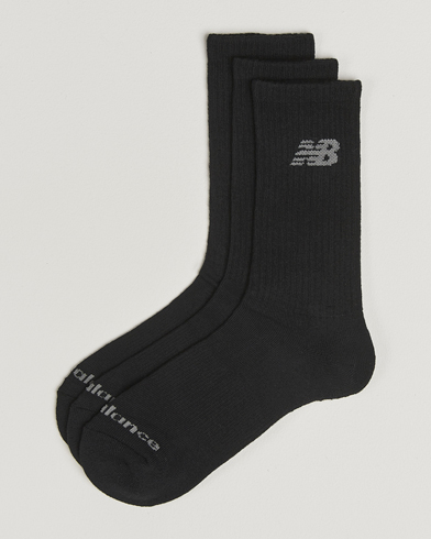 Herr | New Balance Running | New Balance Running 3-Pack Performance Cotton Socks Black