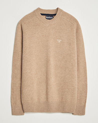 Herr | Barbour Lifestyle | Barbour Lifestyle Grangetown Lambswool Crewneck Stone