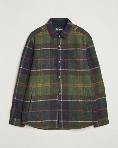 Herr | Barbour Lifestyle | Barbour Lifestyle Chapter Tailored Fleece Overshirt Classic Tartan