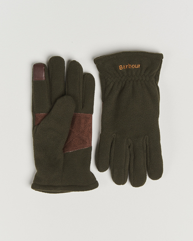 Herr | Barbour Lifestyle | Barbour Lifestyle Coleford Fleece Gloves Olive