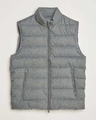 Herr | Save The Duck | Save The Duck Italo Padded Flannel Vest Mid Grey Melange