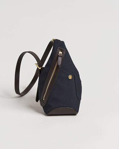 Herr | Mismo | Mismo M/S Drop Crossbody Bag Navy/Dark Brown