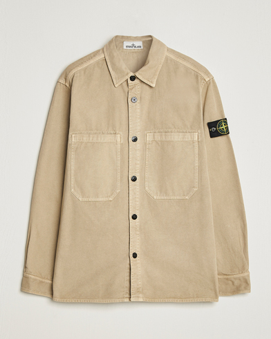 Herr | Stone Island | Stone Island Organic Panama Cotton Overshirt Desert