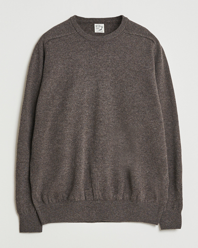 Herr | orSlow | orSlow Simple Crew Neck Sweater Brown