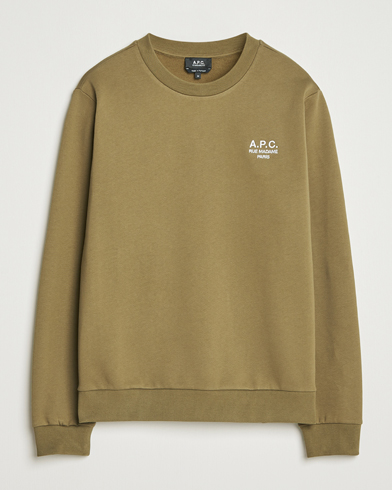 A.P.C. Rue Madame Sweatshirt Khaki Green – Grön