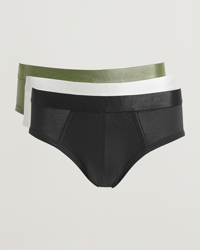 Herr | CDLP | CDLP 3-Pack Y-Brief Black/White/Sage