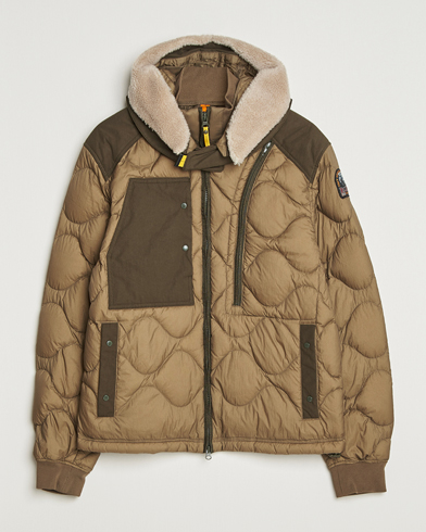 Herr | Parajumpers | Parajumpers Akutan Union Down Jacket Earth/Deep Moss