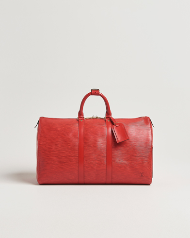 Herr | Louis Vuitton Pre-Owned | Louis Vuitton Pre-Owned Keepall 45 Epi Leather Red