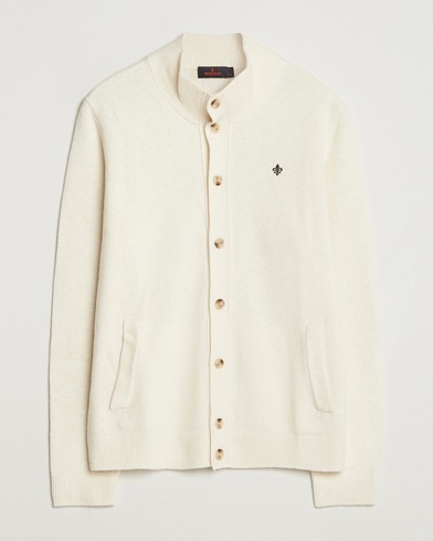Herr | Morris | Morris Hertford Button Cardigan Off White