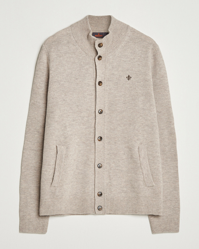 Herr | Morris | Morris Hertford Button Cardigan Khaki