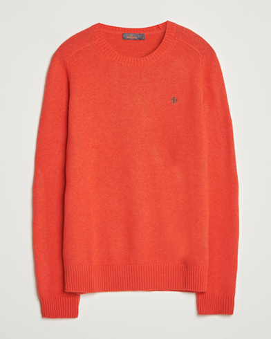 Herr | Morris | Morris Hertford Lambswool Merino Crew Neck Red