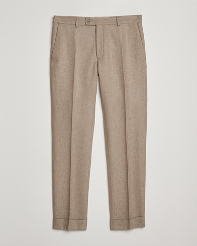 Herr | Morris | Morris Jack Flannel Trousers Khaki