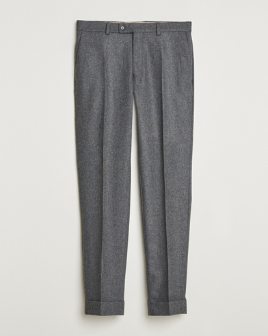 Herr | Morris | Morris Jack Flannel Trousers Grey