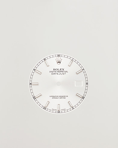 Herr | Rolex Pre-Owned | Rolex Pre-Owned Datejust dial, date wheel, hands, 6 ref 36mm