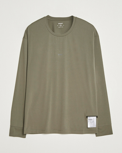 Herr | Satisfy | Satisfy AuraLite Long Sleeve T-Shirt Dusty Olive