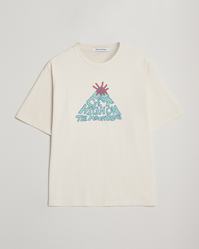 Herr | District Vision | District Vision California Cotton T-Shirt Vintage White
