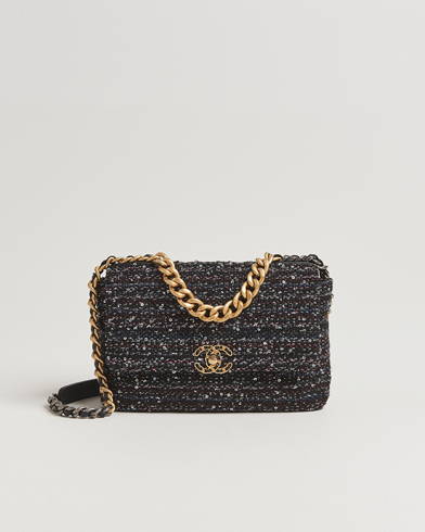 Herr | Chanel Pre-Owned | Chanel Pre-Owned Chanel 19 Sequins Large Handbag Black