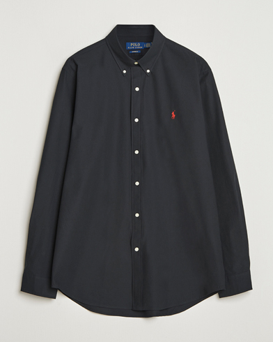 Herr | Polo Ralph Lauren | Polo Ralph Lauren Custom Fit Stretch Poplin Shirt Polo Black