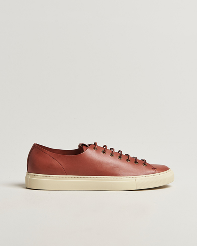 Herr | Buttero | Buttero Tanino Leather Sneaker Cognac