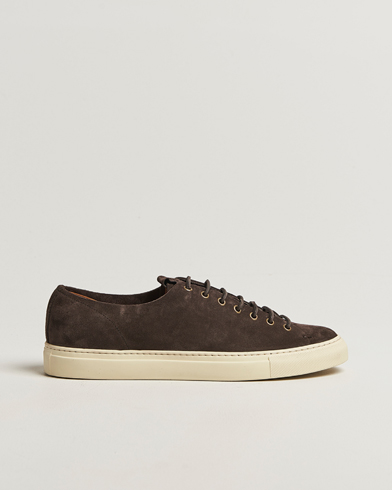 Herr | Buttero | Buttero Tanino Suede Sneaker Dark Brown