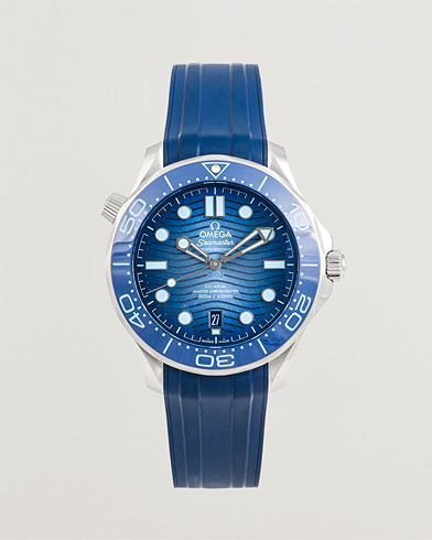 Begagnad | Omega Pre-Owned | Omega Pre-Owned Summer Blue Seamaster Diver 300m 75th
