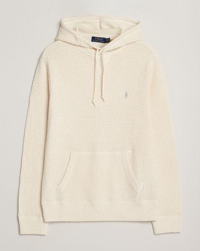 Polo Ralph Lauren Cotton/Wool Hoodie Andover Cream – Vit