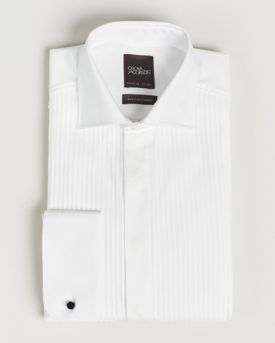 Herr | Oscar Jacobson | Oscar Jacobson Reg Fit Cut Away Tuxedo Double Cuff White
