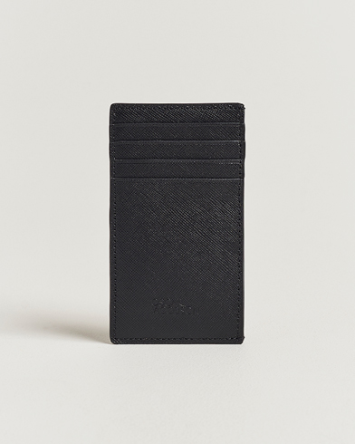 Herr | Oscar Jacobson | Oscar Jacobson Card Holder Leather Black