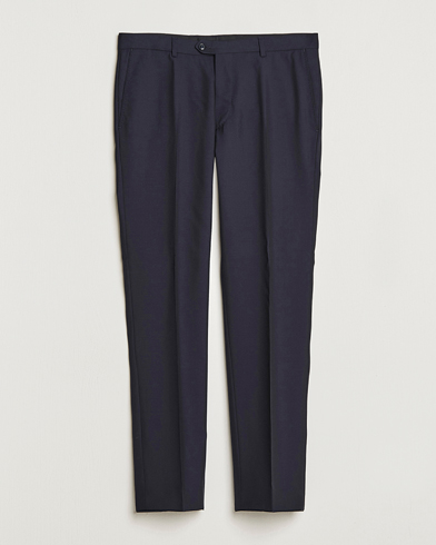 Herr | Oscar Jacobson | Oscar Jacobson Denz Wool Trousers Navy
