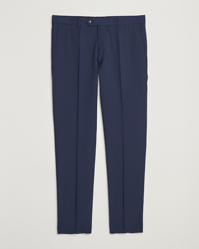 Herr | Oscar Jacobson | Oscar Jacobson Denz Wool Blend Trousers Navy