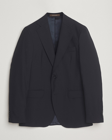 Herr | Oscar Jacobson | Oscar Jacobson Ego Wool Blazer Navy
