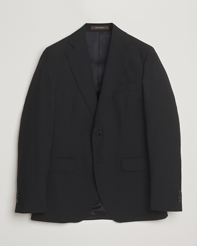 Herr | Oscar Jacobson | Oscar Jacobson Fogerty Wool Blazer Black