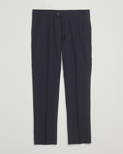 Herr | Oscar Jacobson | Oscar Jacobson Dandy Wool Trousers Blue