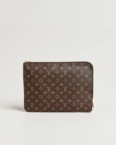 Louis Vuitton Pre-Owned Posh Document Bag Monogram – Brun