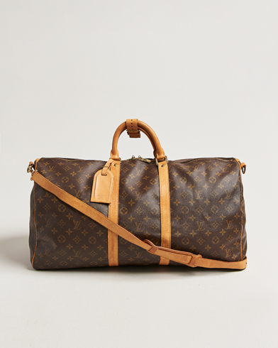 Louis Vuitton Pre-Owned Keepall Bandouliére 55 Monogram – Brun