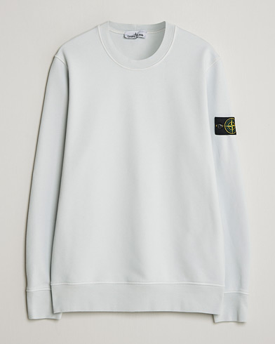 Stone Island Garment Dyed Fleece Sweatshirt Sky Blue – Blå