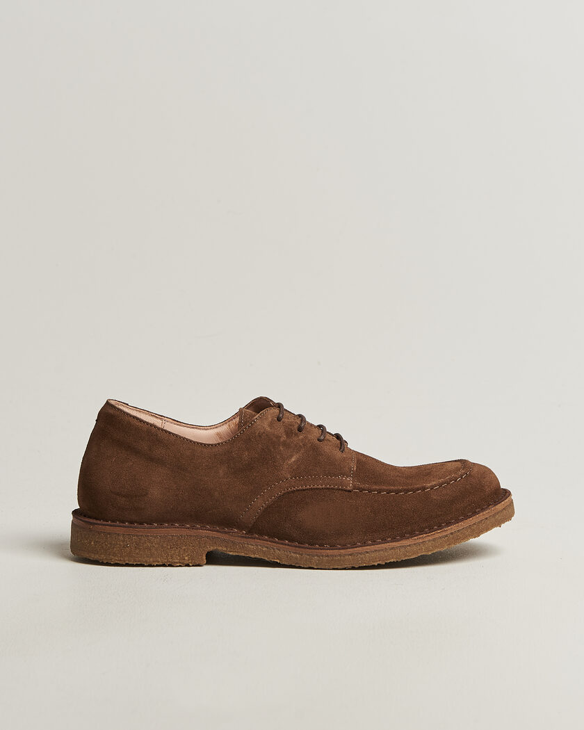 Astorflex Carlflex Derby Dark Khaki Suede – Brun