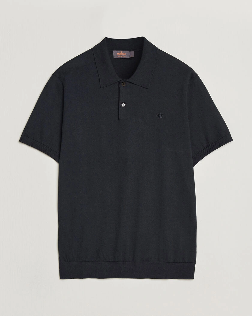 Morris Riley Short Sleeve Polo Navy – Blå