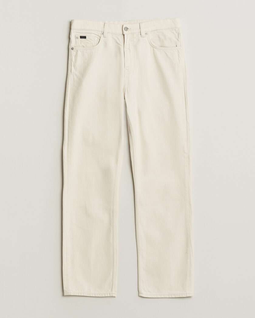 Gant Straight Fit Jeans Ecru – Vit