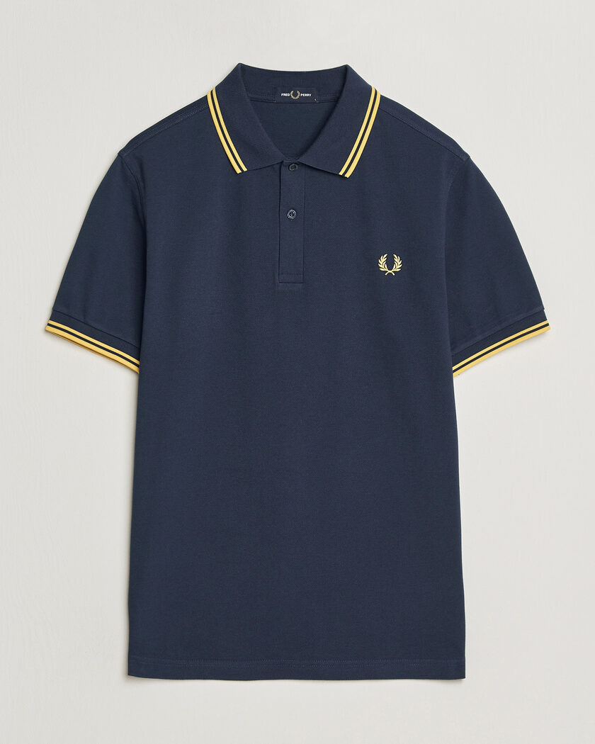 Fred Perry Twin Tipped Polo Shirt Tennis Blue – Blå