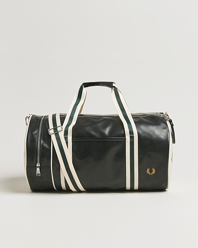 Fred Perry Classic Barrel Bag Grassroots Green/Ecru – Grön