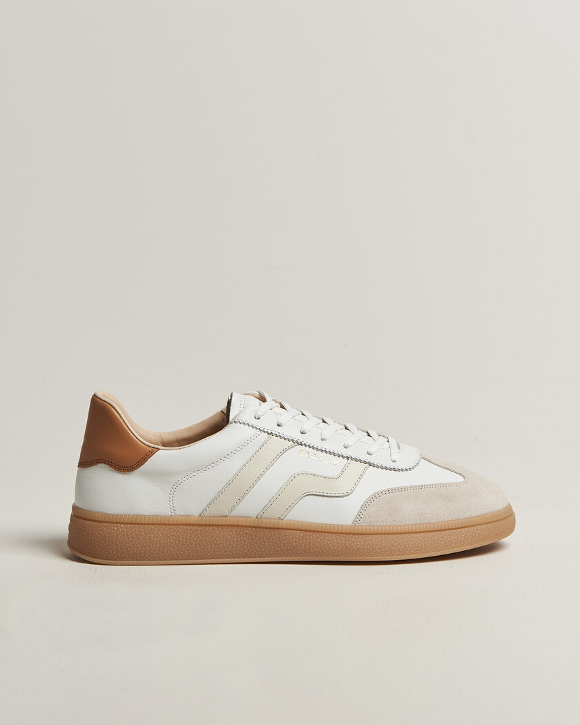 Gant Cuzmo Leather/Suede Sneaker White – Vit
