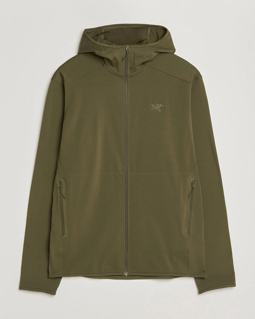 Arc'teryx Kyanite Lightweight Full Zip Hoodie Tatsu – Grön