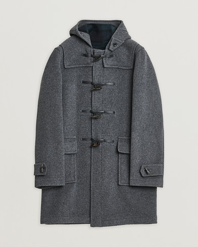 Herr | Pre-owned | Gloverall Morris Duffle Coat Grey/Blackwatch
