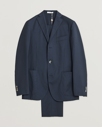 Herr | Pre-owned | Boglioli K Dover Wool Suit Navy 46