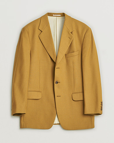 Herr | Pre-owned | Oscar Jacobson Vintage Wool Blazer Mustard 50