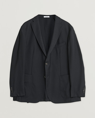Herr | Pre-owned | Boglioli K Jacket Wool Hopsack Blazer Black