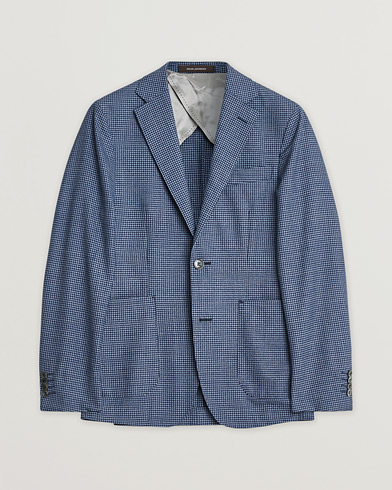 Herr | Pre-owned | Oscar Jacobson Ferry Check Wool Blazer Multi